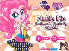 Pinkie Pie School Spirit Style