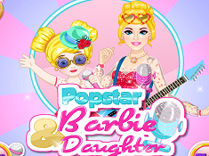 Popstar Barbie And Daughter