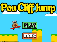 Pou Cliff Jump