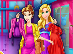 Pregnant Princess Mall Shopping