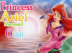 Princess Ariel Mermaid 6 Diff
