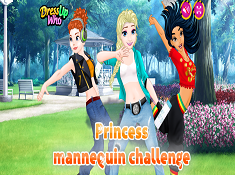 Princess Mannequin Challenge