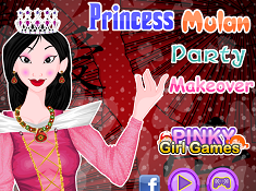 Princess Mulan Party Spa Makeover