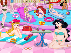 Princess Pool Party Find 10 Diff