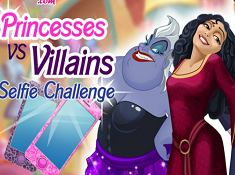 Princess vs Villains Selfie Challenge