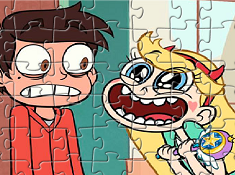 Puzzle Star Butterfly and Marco