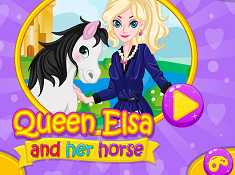 Queen Elsa and Her Horse