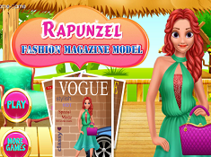 Rapunzel Fashion Magazine Model