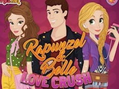 Rapunzel vs Belle Love Crush