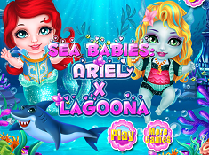 Sea Babies Ariel And Lagoona