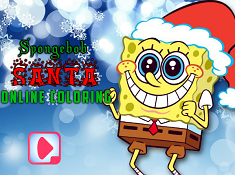 Spongebob Santa Online Coloring
