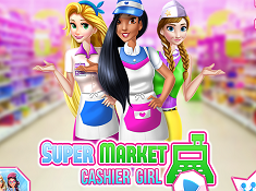 Super Market Cashier Girl Dress Up