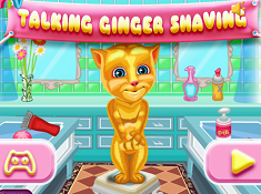 Talking Ginger Shaving