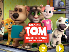 Talking Tom and Friends Spot the Numbers