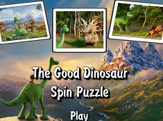 The Good Dinosaur Spin Puzzle