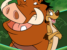 Timon and Pumbaa Grub Ridin