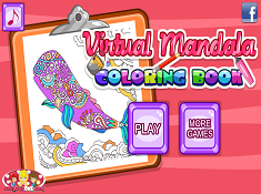Virtual Mandala Coloring Book