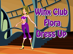 Winx Club Flora Dress Up