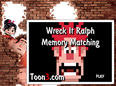 Wreck It Ralph Memory Matching