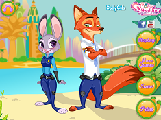 Zootopia Nick and Judy Dress Up