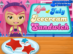 4th of July Icecream Sandwich