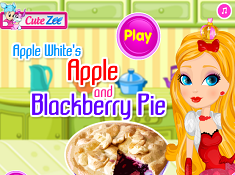 Apple Whites Apple and Blackberry Pie