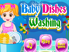 Baby Dishes Washing