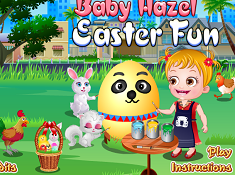 Baby Hazel Easter Fun