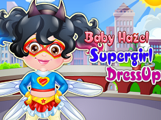 Baby Hazel Supergirl Dressup