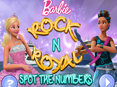 Barbie Rock n Royal Spot the Numbers