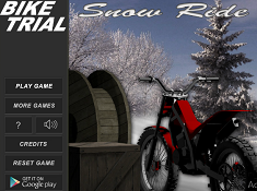 Bike Trial Snow Ride
