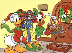 Daisy and Donald on Christmas