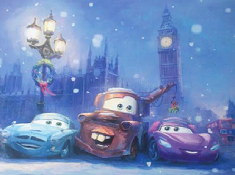 Disney Cars Christmas Puzzle
