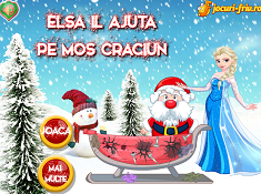 Elsa Helps Santa