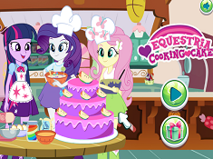 Equestria Girls Cooking Cake