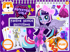 Equestria Girls Fashion Design Sketchbook