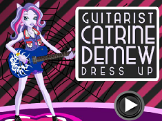 Guitarist Catrine Demew Dress Up