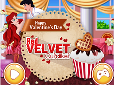 Happy Valentines Day Red Velvet Cupcakes