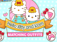 Hello Kitty and Mom Matching Outfits
