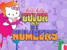 Hello Kitty Color By Number