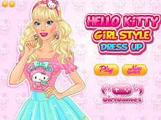 Hello Kitty Girl Style Dress Up