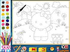 Hello Kitty Online Coloring
