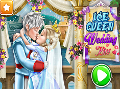 Ice Queen Wedding Kiss