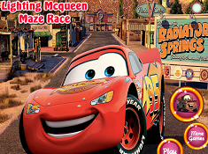 Lightning McQueen Maze Race