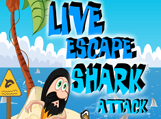 Live Escape Shark Attack