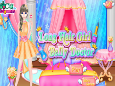 Long Hair Girl Belly Doctor