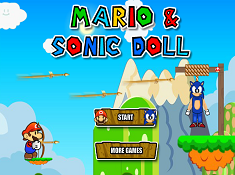 Mario and Sonic Doll