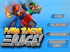 Mario Tractor Race