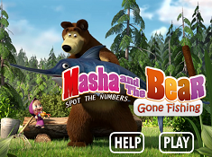 Masha and the Bear Gone Fishing