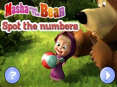 Masha And The Bear Spot The Numbers